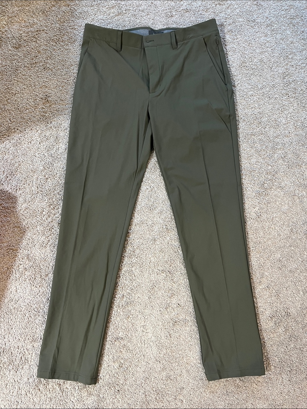 Men's FLX Olive Green Pants - NWOT Size 34 x 32